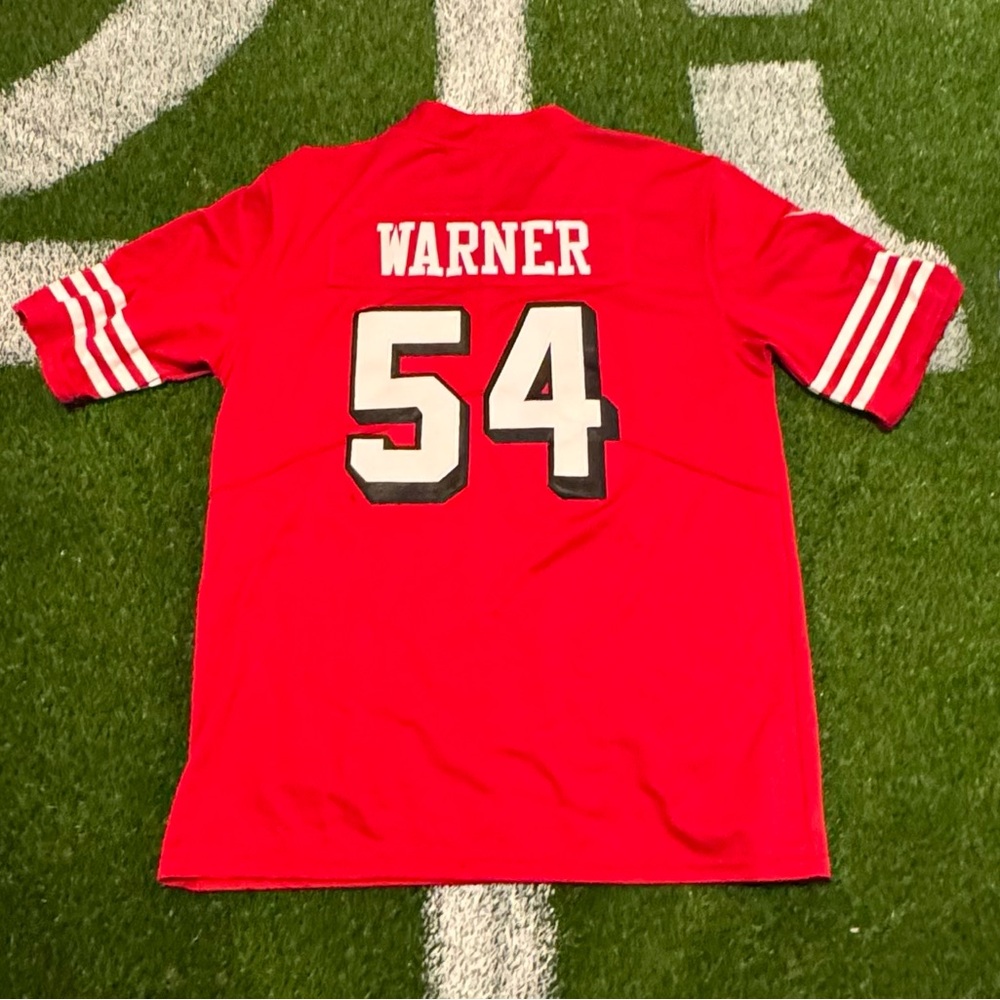 49er Fred Warner stitched jersey